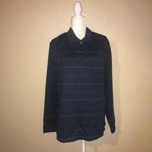 Blue Van Heusen Flex Collar T-shirt